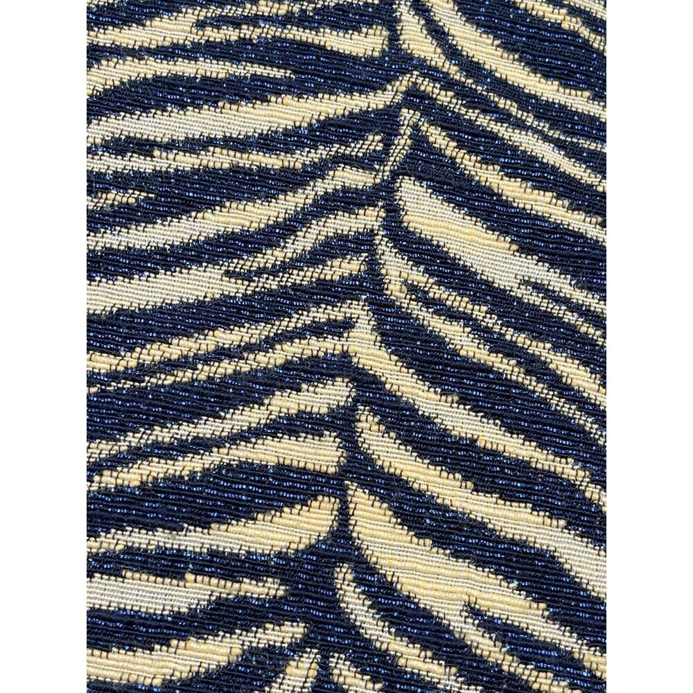 Rachel Comey Zebra Metallic Brocade Pants Gold Black Wide Leg Button Fly Size 10 - Picture 10 of 12